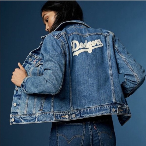dodgers jean jacket